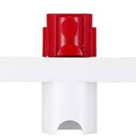 Väggmonterat tillbehörshållare för Dyson dammsugare 9 uttag vit