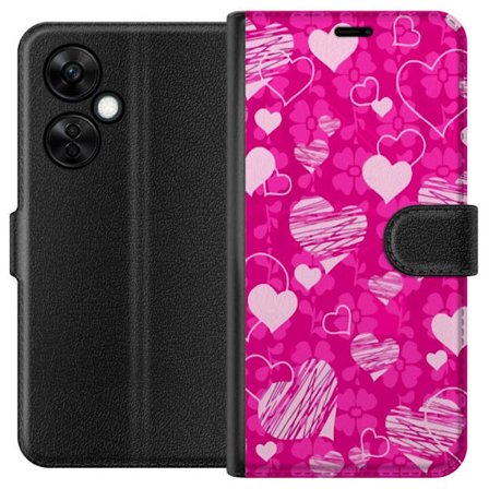 Yhteensopiva Lompakkokotelo OnePlus OnePlus Nord CE 3 Lite PopSydänKuviointi