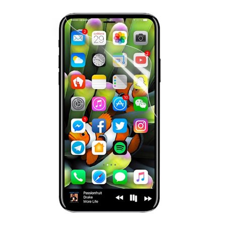 Full Cover Screen Protection for iPhone X/XS