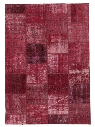 Vintage Patchwork Dywan 170X240 Wełna