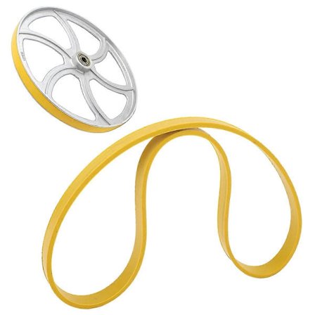 2 STK Båndsagdekk Treskjæring Sklisikker Gummidekk Erstatning