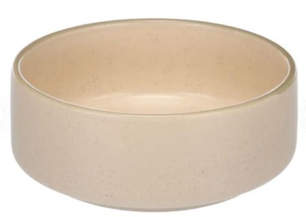 Lado Mat- og Vannskål til Hund, Beige - 1500ml