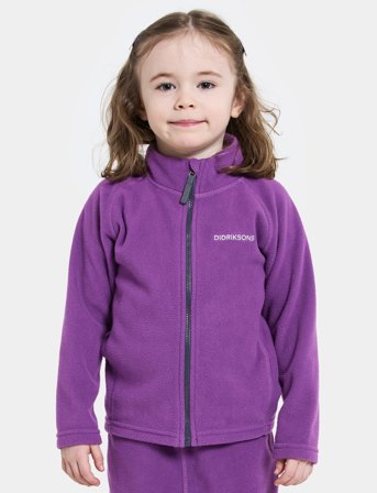 Didriksons Monte Kids' Full-Zip - Purple - 122