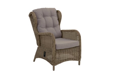 Brafab Rosita Loungefåtölj positionerbar Natur, Utemöbler