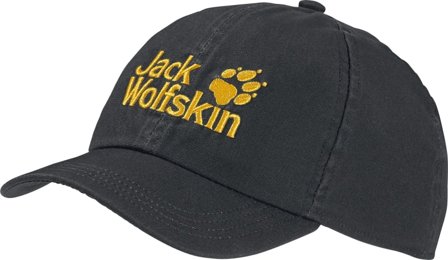 Jack Wolfskin Kids Baseball Cap Children caps Black OneSize