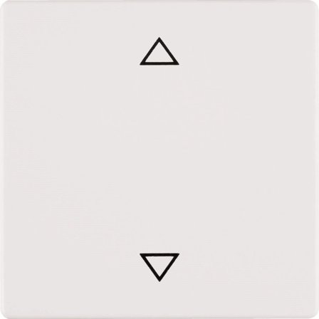 Hager 85241129 Sjalusiknapp Q.1, polarhvit, Strømbrytere & vegguttak