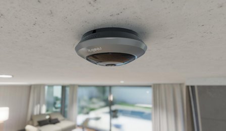 Reolink FE-P 360° Panorama Fisheye-kamera PoE - 6MP - som å ha fire kameraer i ett! - strøm og data via nettverkskabel