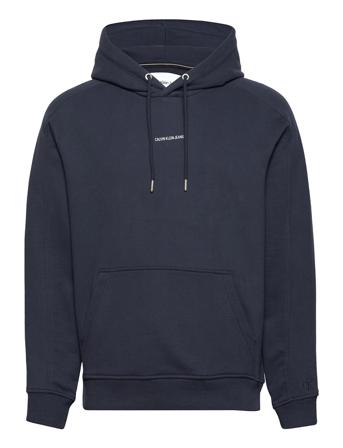 Micro Branding Hoodie Hoodie Blå Calvin Klein Jeans