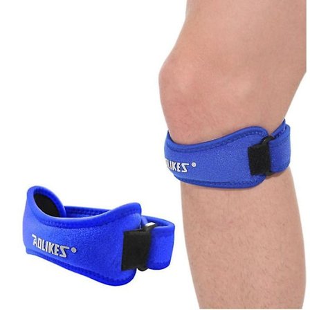 1PCS Adjustable Knee Pad Knee Pain Relief Patella Stabilizer Brace Support color blue