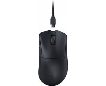 Razer DEATHADDER V3 PRO LIGHTWEIGHT WIRELESS MOUSE - BLACK - Fyndvara - Lätt trådlös gamingmus i ergonomisk design