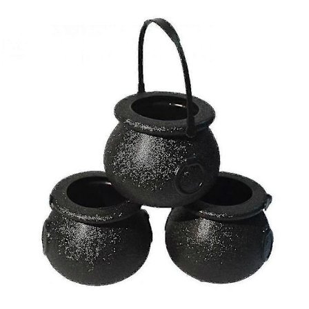 6-pack Godiskittel, Häx-skelett Liten Korg, Halloween Dekorationsmaterial