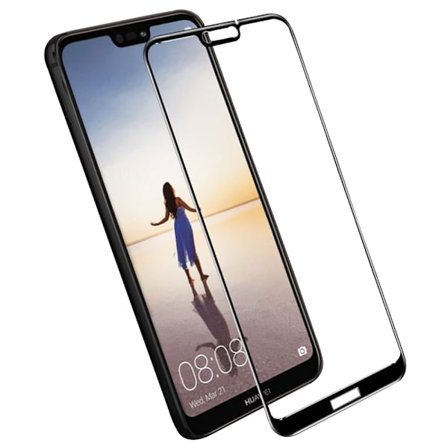 2-PACK HuTechs Carbon-Skärmskydd för Huawei P20 Lite