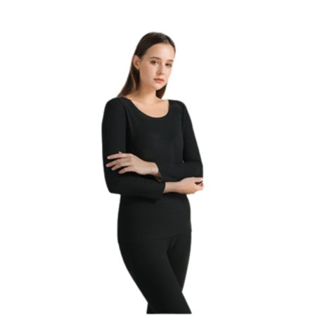 Termoundertøj til kvinder, ultrablødt fleeceforet termisk vinterundertøj, lange underbukser