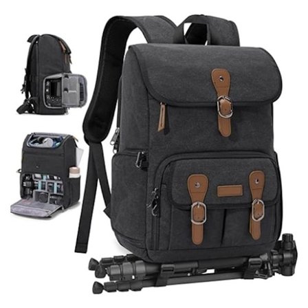 Outdoor Camera Backpack - Waterproof and Durable Photo Bag for DSLR and Mirrorless Cameras