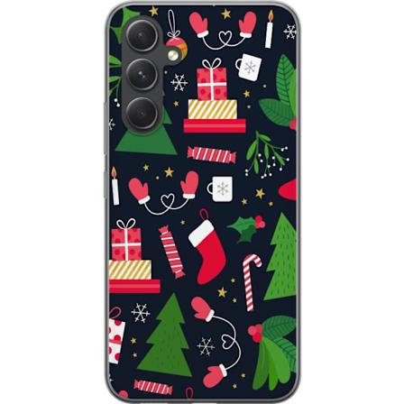 Samsung Galaxy S24 FE Läpinäkyvä kuori Joulu