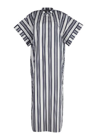 GANT Striped Caftan Dress Klänningar Dam Blå 36