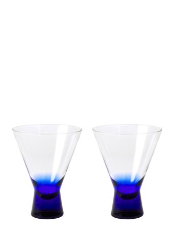 Broste Copenhagen Konus Cocktailglas - Blue - 20 CL