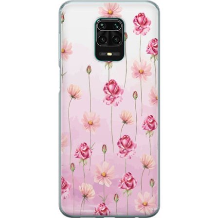 Kompatibel Mobilcover til Xiaomi Redmi Note 9 Pro Rose Petal Whisper