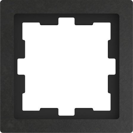 Schneider Electric MTN4010-6547 Kombinasjonsramme 1-roms, stein, skifer, Strømbrytere & vegguttak