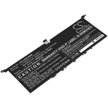 Batteri til bærbar PC for Lenovo Yoga S730, Yoga S730-13IWL (81J0001WGE) og andre.