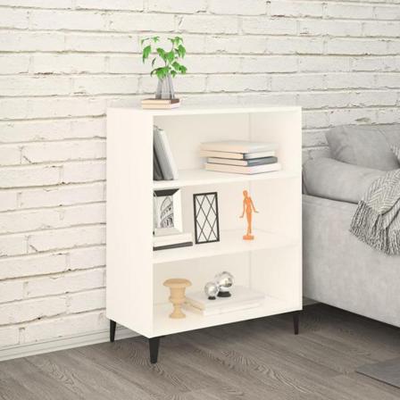 Vidaxl Skänk Vit 69,5x32,5x90 Cm Konstruerat Trä Vit