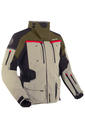 Motorradjacke BERING Freeway Beige/Schwarz L