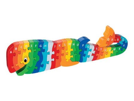 Pussel A-Ö Valen i trä - Lyreco - Skola och förskola - Lekmaterial - Pussel - Askpussel