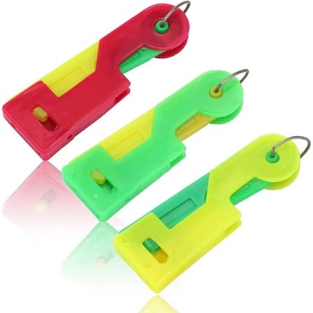 Automatisk Nålitreder 3-pakning for DIY-treverktøy og rask nålitreing for symaskin ((Flere farger)) (LGL)