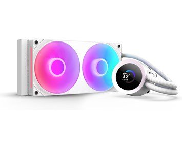 NZXT Kraken Plus 240 RGB White - Kraken Plus 240 RGB - Effektiv vattenkylning med RGB