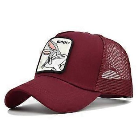 BUNNY broderet baseballkasket kanin broderet hat vasket for at få gammel skyggekasket buet skygge solhat