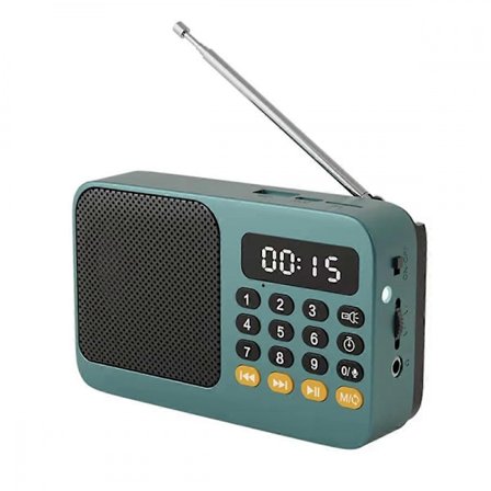 FM Radio DAB Radio Portabel Liten Nödradio Uppladdningsbar Ham Bluetooth Ljudbox Mini Vintage Musikspelare Mp3-spelare B
