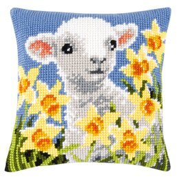 Broderikit Kudde På grönbete - Vervaco