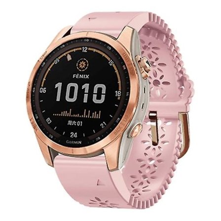 For Garmin Fenix ​​7s / 6s / 5s Quick Release Lace Silikon Klokkebånd