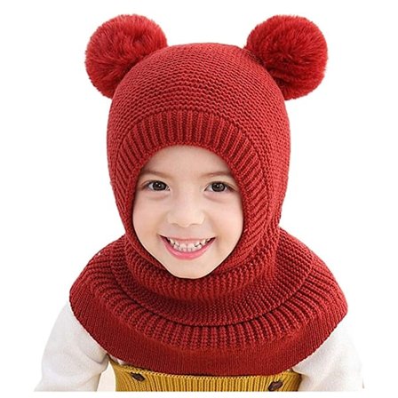Vauvan Flicka Pojke Balaclava Söpö Pipo Huivi Talvi Lämpimät Kuulosuojaimet Ne
