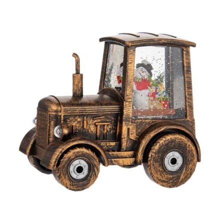 Julebelysning Tog Boks Traktor Krystallkule Ornament Retro Stil Christmas-lingling}