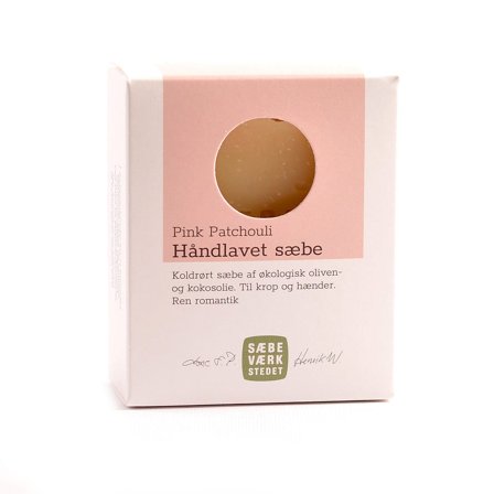 SÆBEVÆRKSTEDET Håndlavet Ssæbe Pink Patchouli 100 g, Skincare, Håndpleje, Håndsæbe