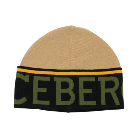 Iceberg, Knitted beanie Beige, Heren, Maat:ONE Size