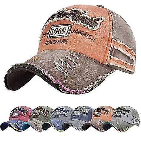 Jeans Basebollkepsar För Vintage Herr Basebollkepsar För Unisex Vuxen(5)