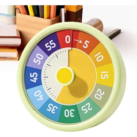 Timer - Visuel Timer - Visuel Nedtælling - 60 Minutters Nedtællingstimer - Nedtællingsur