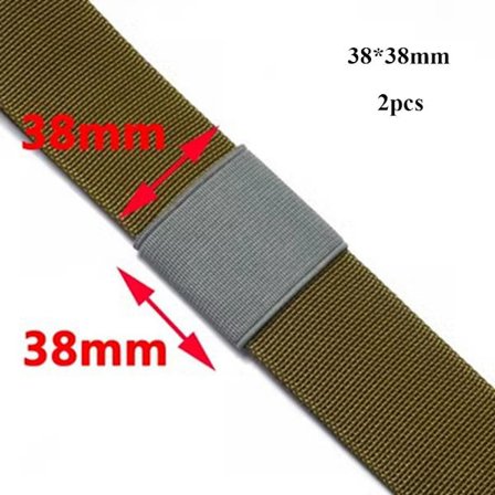 2 stk Rem Bælte Elastisk Ring 8 8