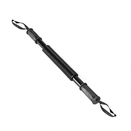 Power Twister Bar Kulstål Klassisk Sort 50 kg (110lb) Modstand Kraftig Armbygger Skuldre Biceps Arme[co]