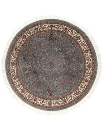 Hand Knotted Sarouk American Rug Ø 245 Wool Brown/Black Large