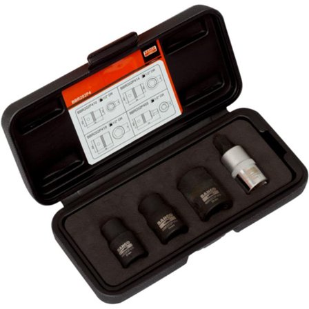 Bahco BBR202P4 Topnøglesæt Med 1/2" Pentagon ærmer og bits, Håndværktøj