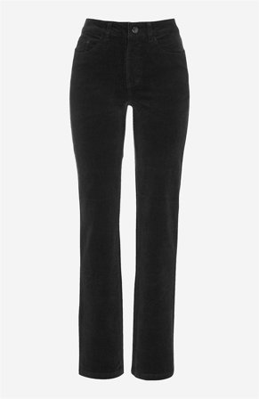 Cellbes of Sweden - Stretchy kordfløyelsbukse i svart for damer i størrelse 34