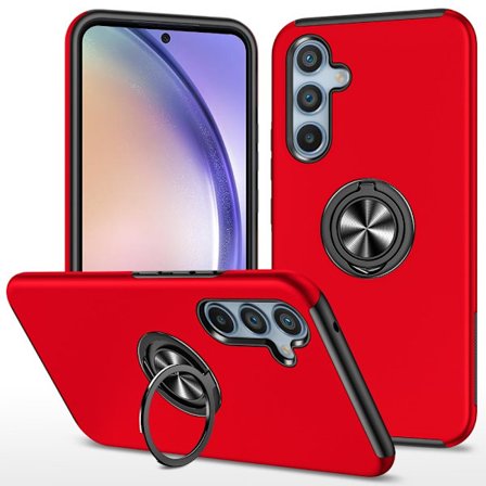 Samsung Galaxy A55 Finger Ring Kickstand Hybrid Case