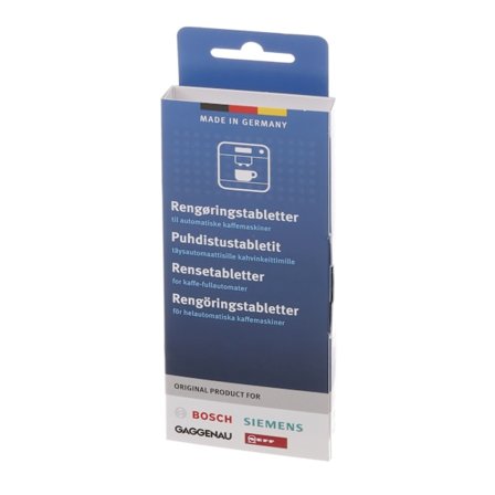 Cleaning tablets for full automatic coffee machine