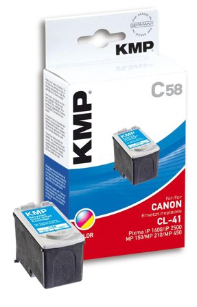 KMP C58 ink cartridge color compat F-FEEDS