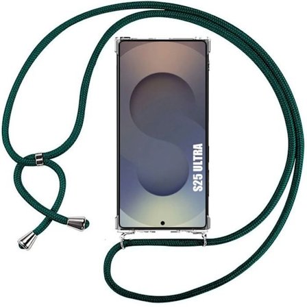 Coque för Samsung Galaxy S25 Ultra - Skydd med Grön Snodd - BOOLING