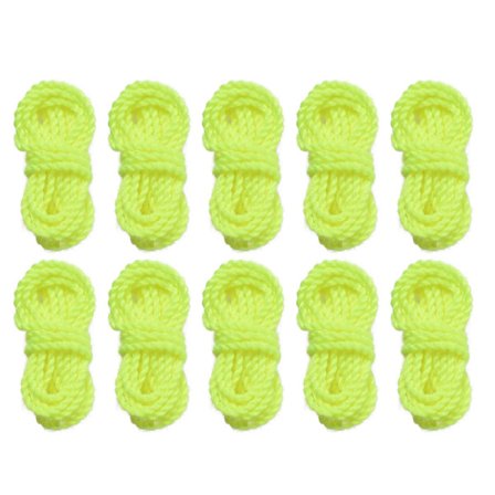 10 stk. Yo-yo-strenge 1,3 m 24-trådet udskiftningsstrenge