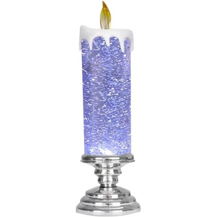 Flimrende Flammeløse Julelys LED-lys - USB Oppladbare Fargeskiftende Julelys, LED Vannlys for Juledekorasjon